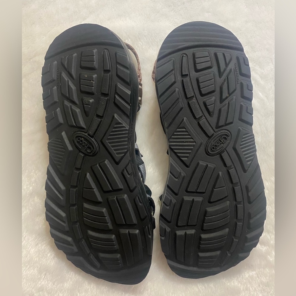 Chaco Brown and Black Patterned Sandals - Picture 7 of 8